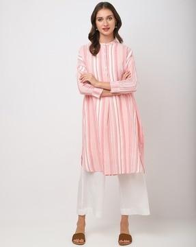 striped boxy oversized straight kurta