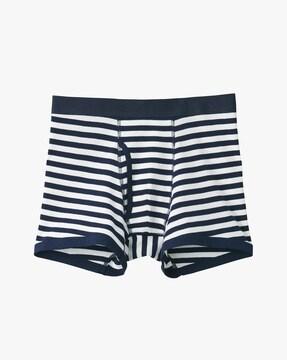 striped briefs with elasticated waistband