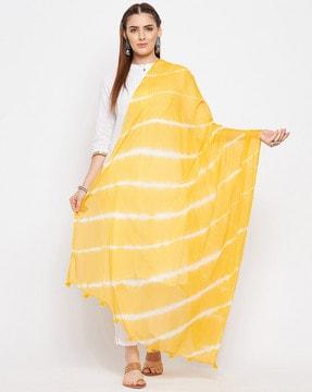 striped chiffon dupatta