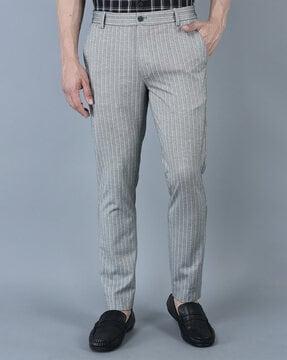 striped chinos trousers