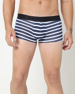 striped classic trunks