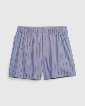 striped cotton boxers