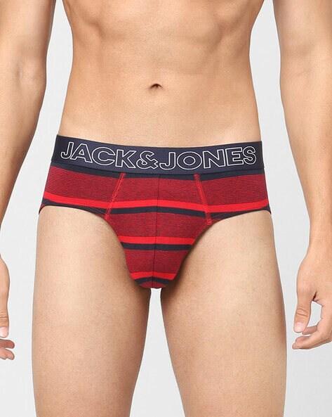 striped cotton briefs