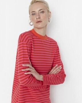 striped cotton crew-neck t-shirt