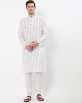 striped cotton kurta