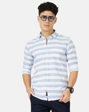 striped cotton shirt