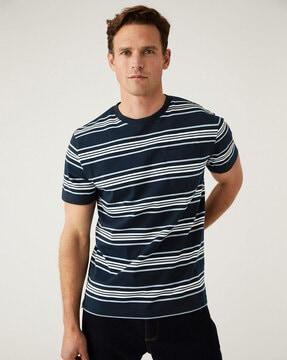 striped cotton t-shirt