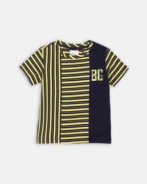 striped crew-neck t-shirt