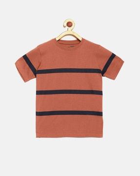 striped crew-neck t-shirt