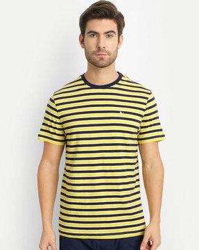 striped crew-neck t-shirt