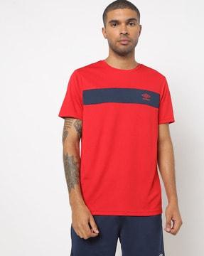 striped crew neck t-shirt