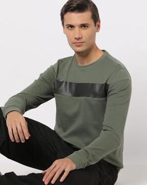 striped crew-neck t-shirt