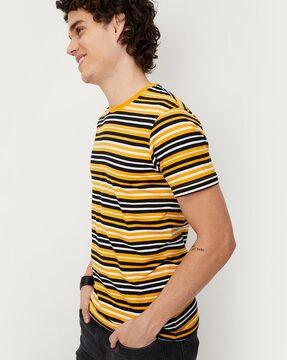 striped crew-neck t-shirt