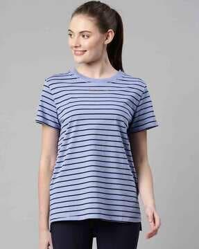 striped crew-neck t-shirt