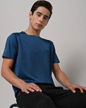 striped crew-neck t-shirt