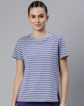 striped crew-neck t-shirt