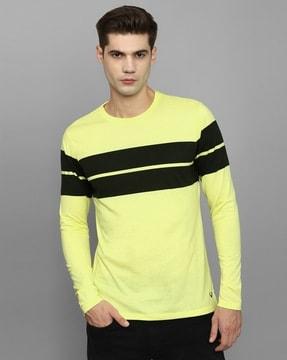 striped crew-neck t-shirt