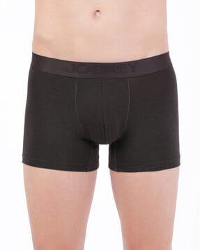 striped elasticated waist trunks