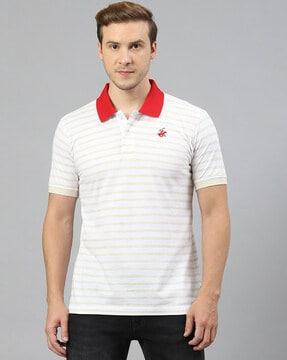 striped fitted t-shirt