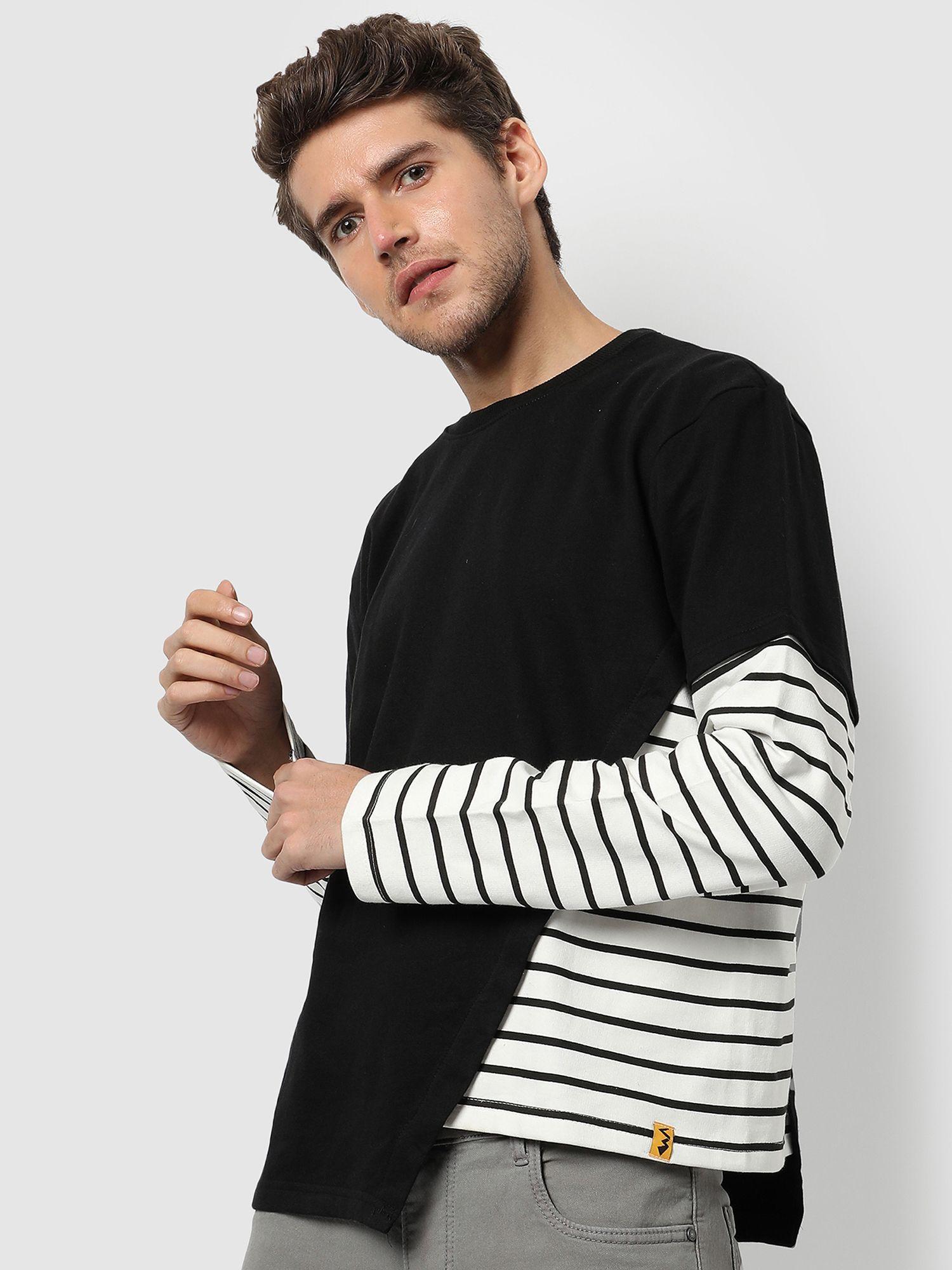 striped full sleeve stylish sweatshirt