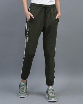 striped joggers with insert pockets