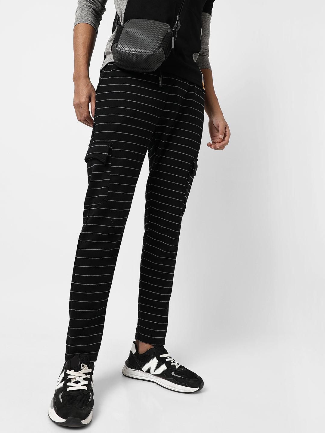 striped joggers