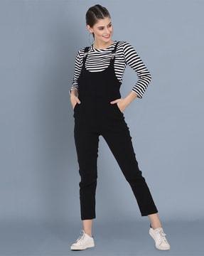 striped jumpsuit with top