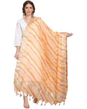 striped kota doriya dupatta