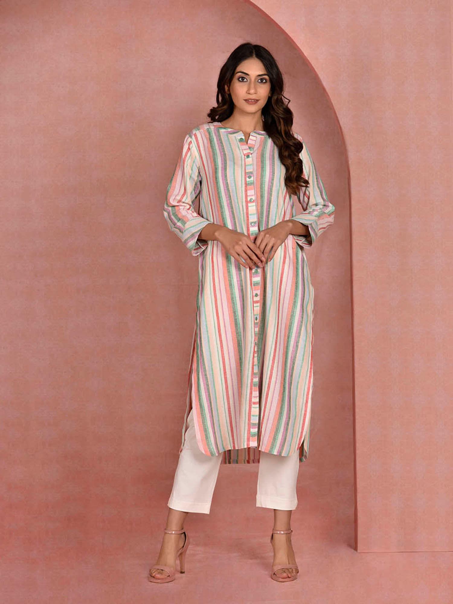 striped kurta