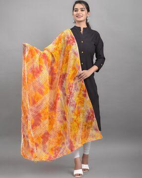 striped lace dupatta