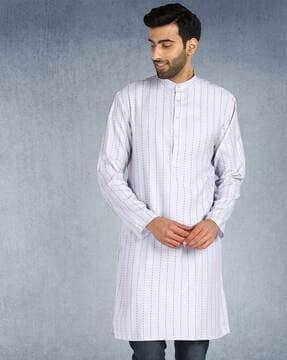 striped long kurta