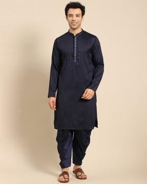 striped long kurta