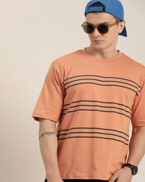 striped loose fit t-shirt