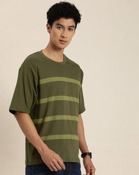 striped loose fit t-shirt