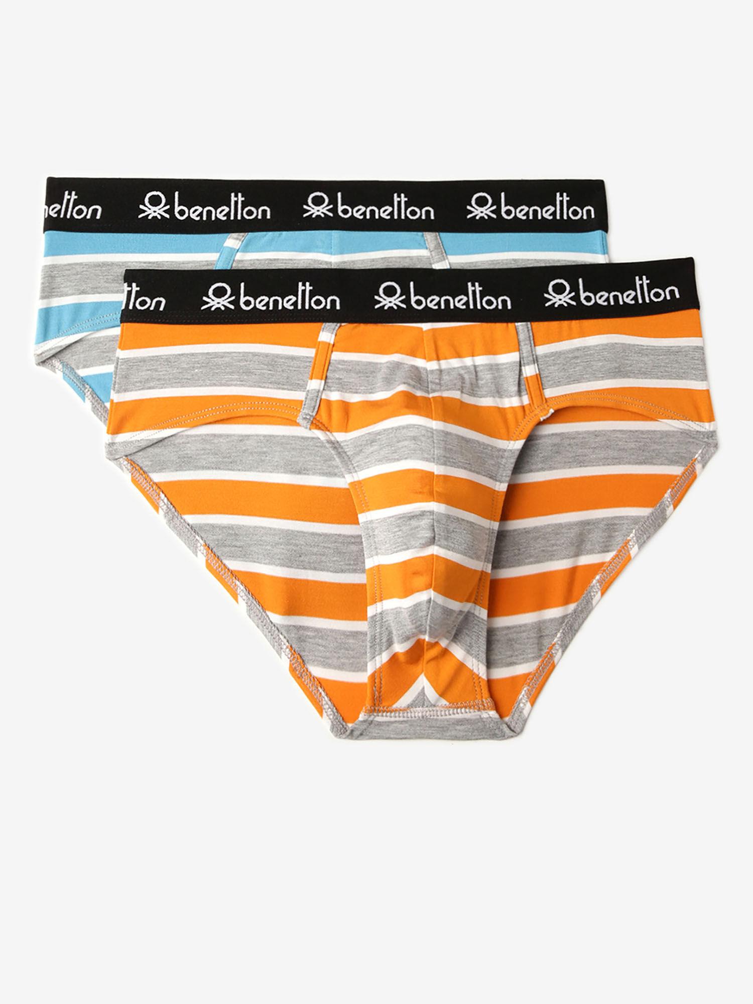 striped low rise briefs multi-color (pack of 2)