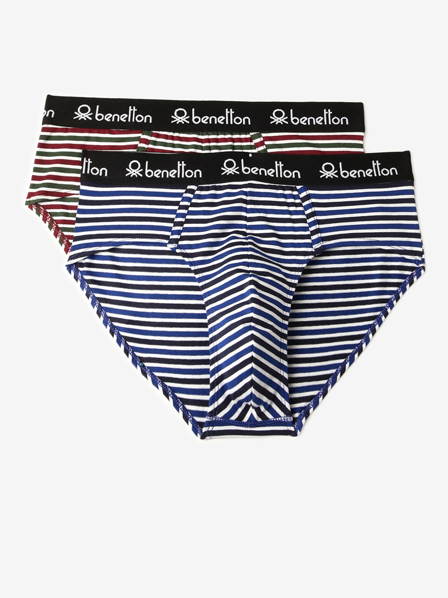 striped low rise briefs multi-color (pack of 2)