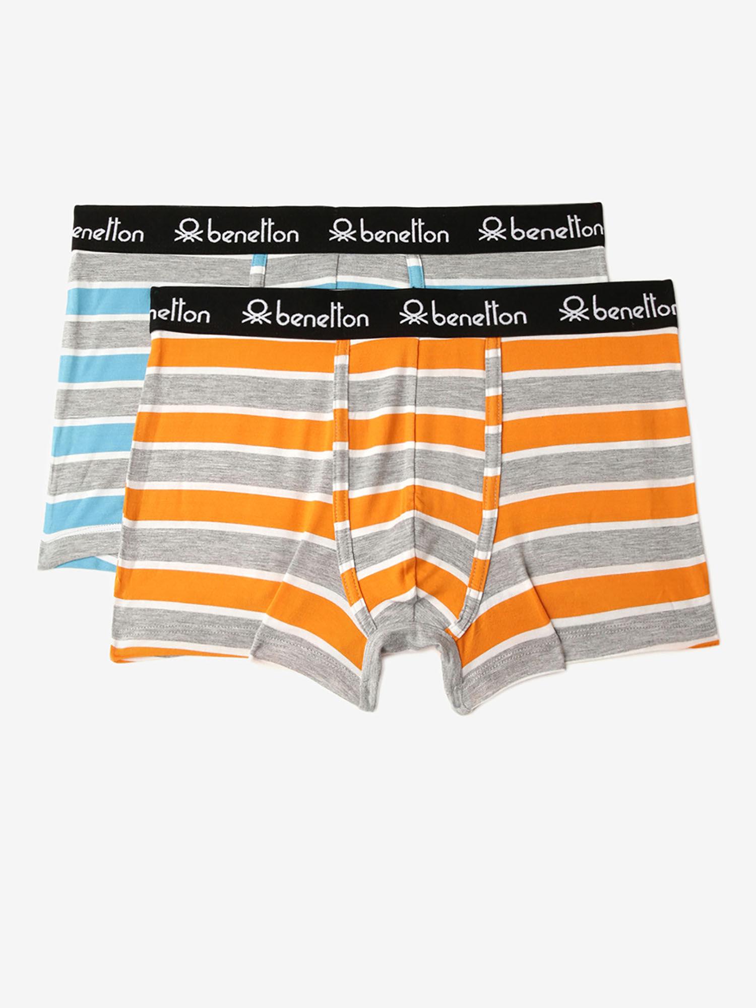 striped low rise trunks multi-color (pack of 2)