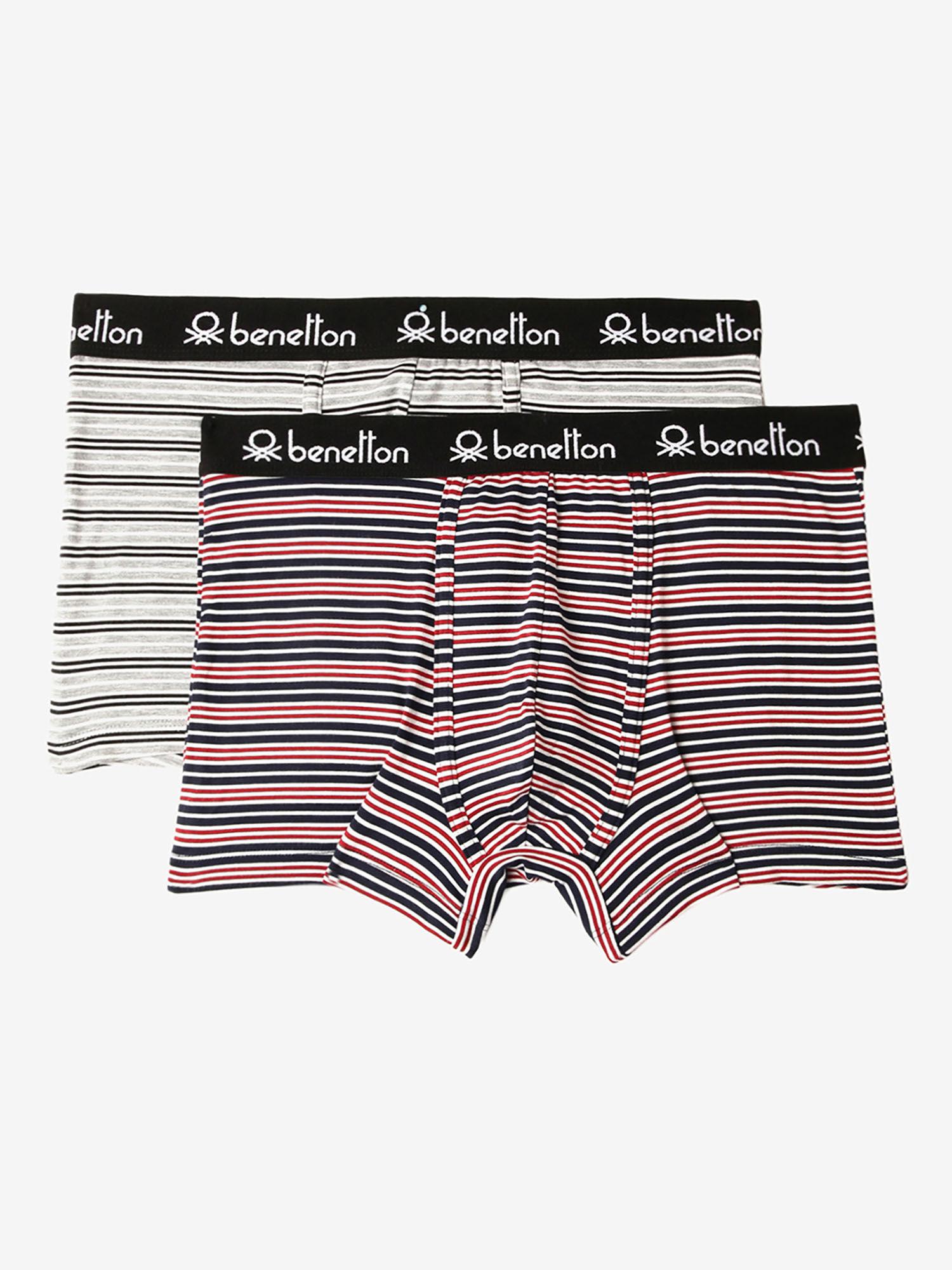 striped low rise trunks multi-color (pack of 2)