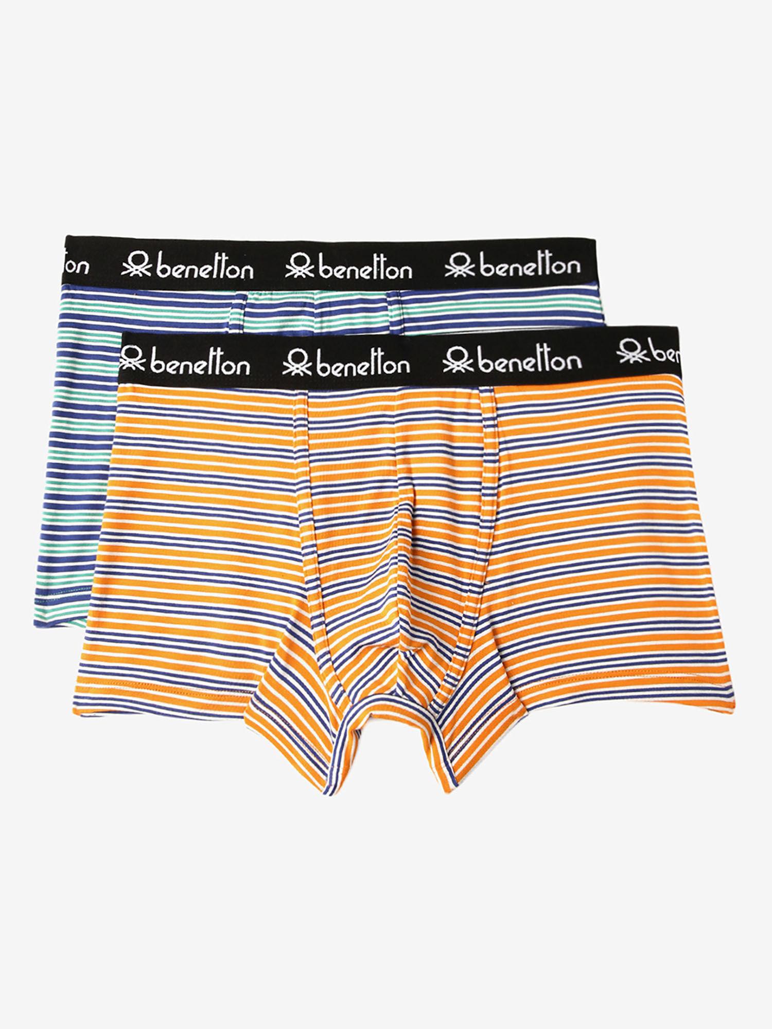 striped low rise trunks multi-color (pack of 2)