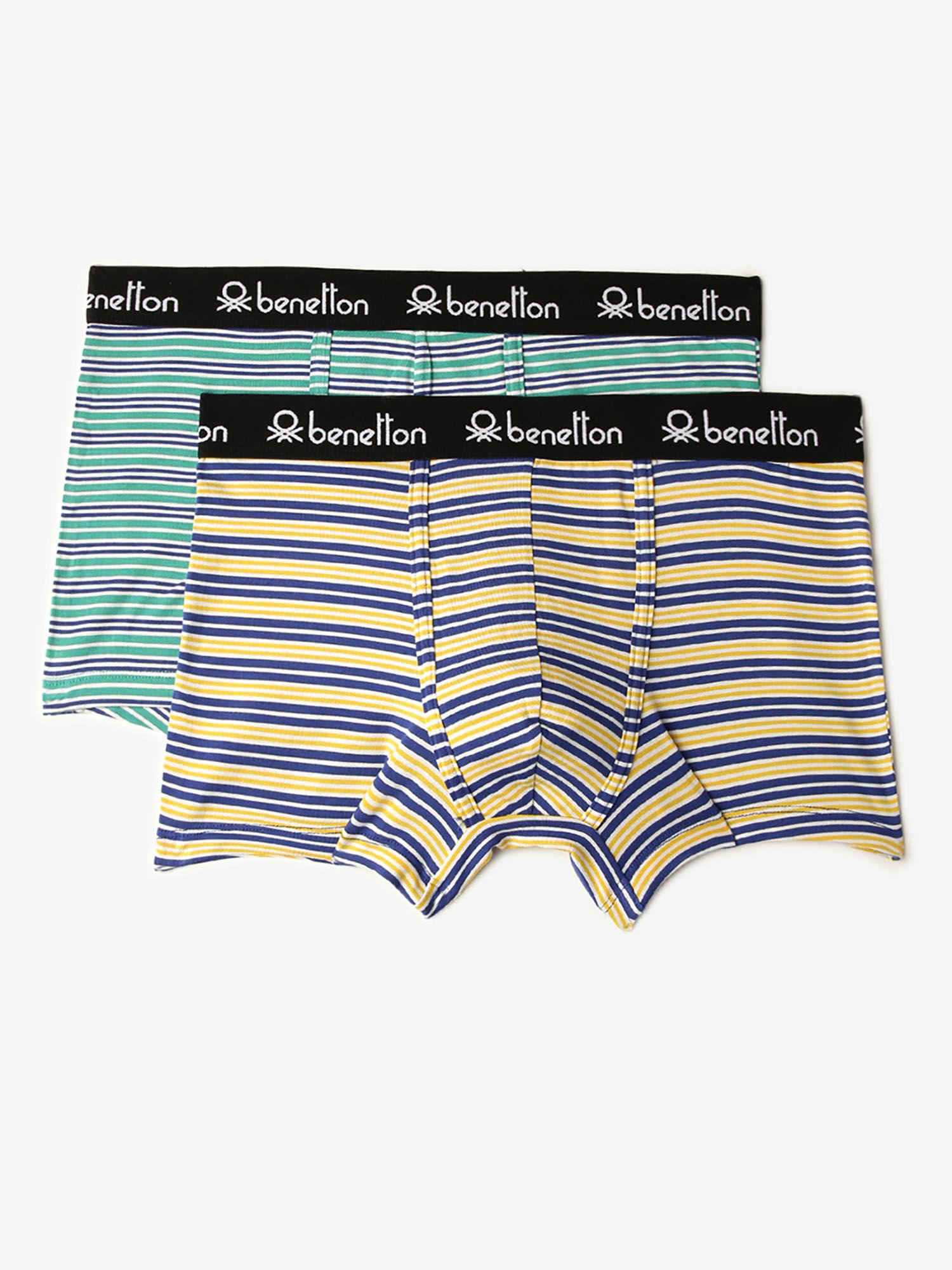 striped low rise trunks multi-color (pack of 2)