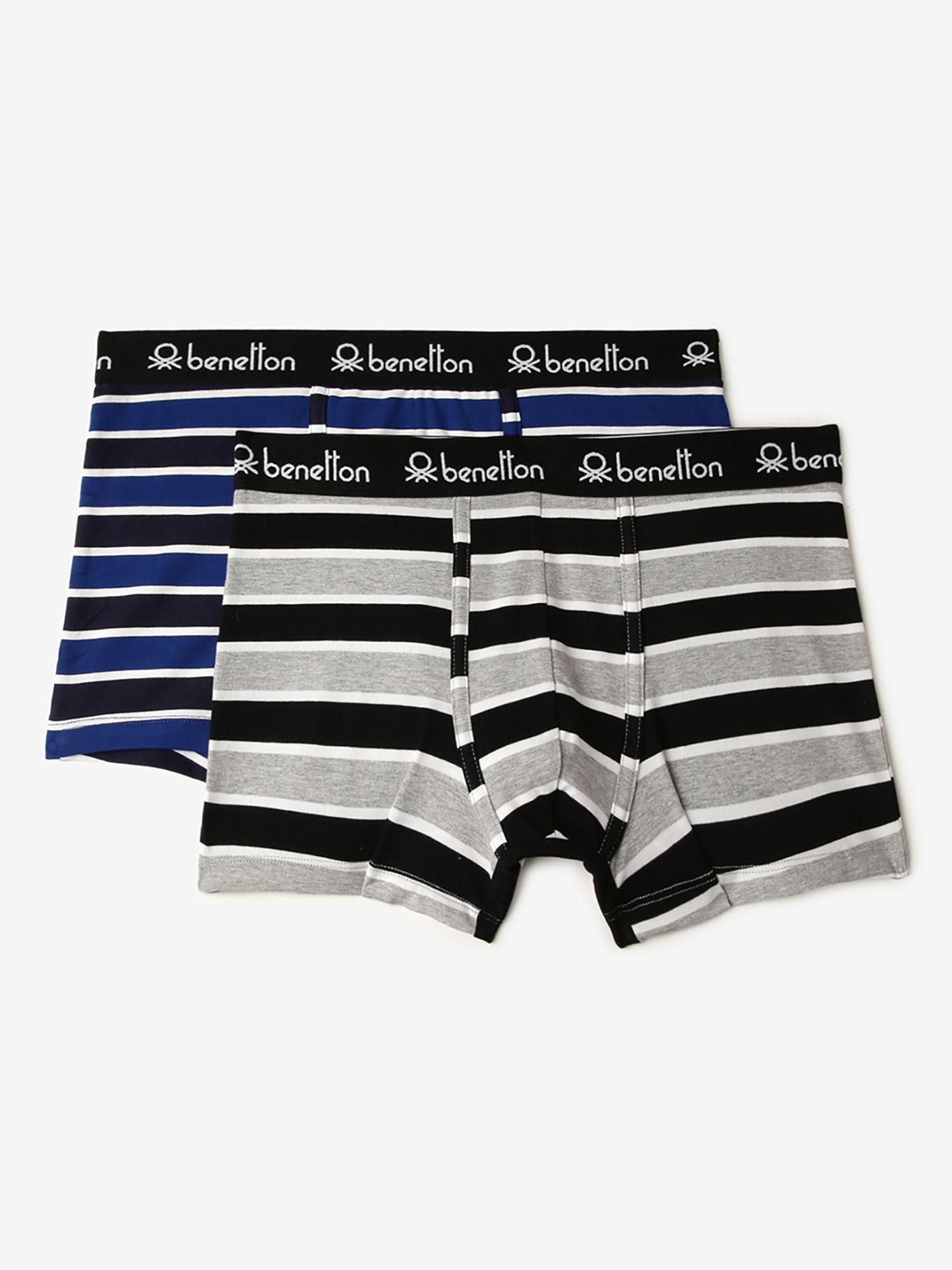 striped low rise trunks multi-color (pack of 2)