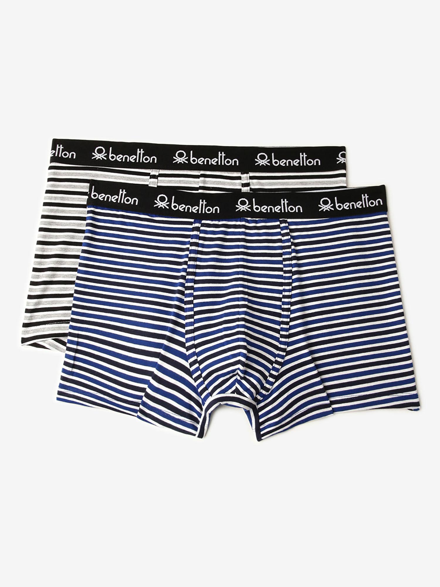 striped low rise trunks multi-color (pack of 2)