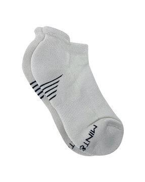 striped mid-calf length socks