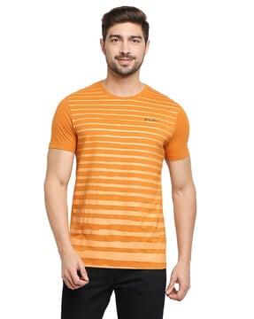 striped polo t-shirt