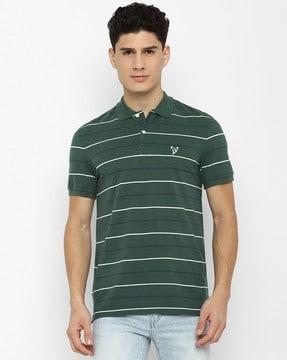 striped polo t-shirt