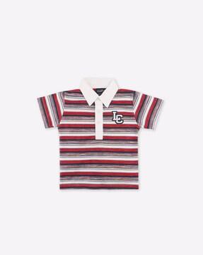 striped polo t-shirt