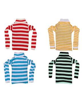 striped printed pullover sweaters