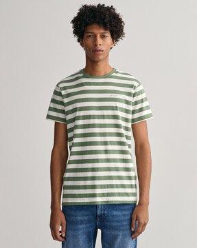 striped regular fit crew-neck t-shirt