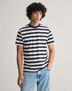 striped regular fit crew-neck t-shirt