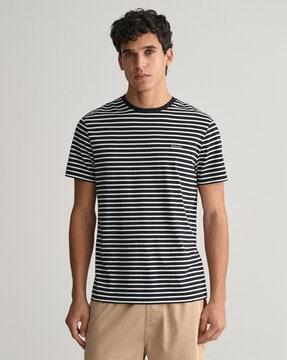 striped regular fit crew-neck t-shirt